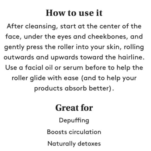 NWT Jade Facial Skincare Eye Face Roller Massage Tool Natural Stone - Picture 4 of 13